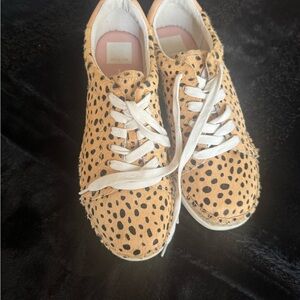 Leopard Print Kids Sneakers